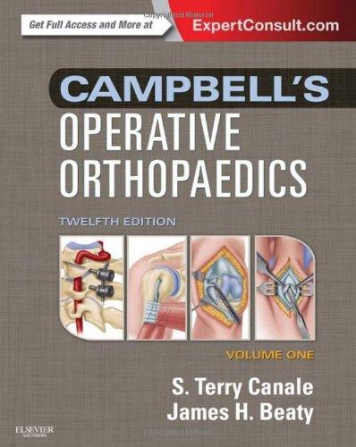 Campbell's Operative Orthopaedics 4-Volume Set 12th Edition PDF