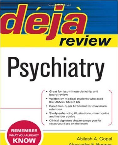 Deja Review Psychiatry 1st Edition