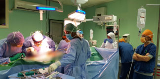 Dr. Ghada Shahin in the operative theater