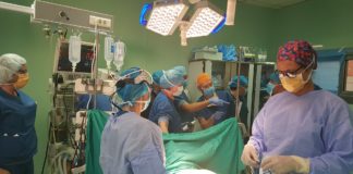 Dr. Ghada Shahin in the operative theater