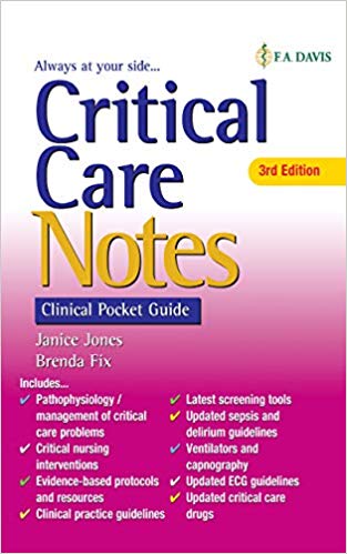 Critical Care Notes Clinical Pocket Guide 3rd Edition