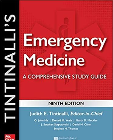 Tintinalli’s Emergency Medicine A Comprehensive Study Guide 9th Edition Tintinalli’s Emergency Medicine