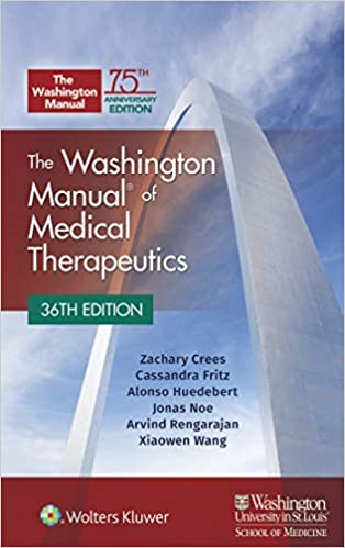 Download The Washington Manual of Medical Therapeutics Paperback 36th Edition PDF 2020