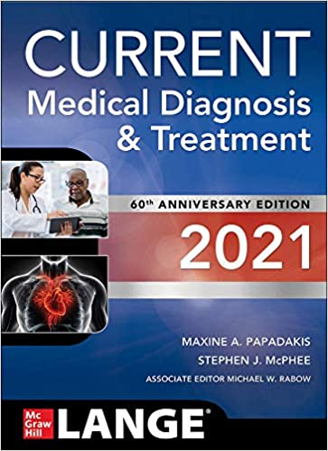 Current Medical Diagnosis and Treatment 2021 60th Edition PDF Free Download