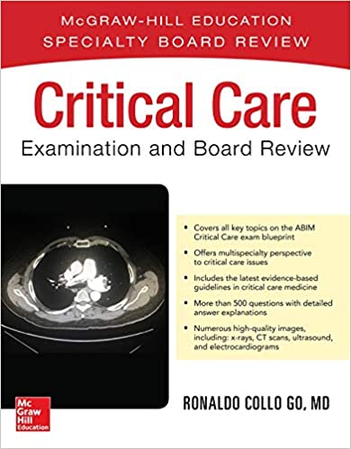 Critical Care Examination and Board Review 1st Edition PDF