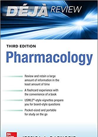 Download 2019 Deja Review Pharmacology 3rd Edition PDF Free