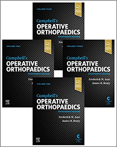 Campbell's Operative Orthopaedics 4-Volume Set 14th Edition PDF