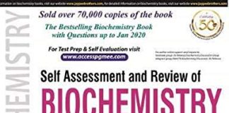 Self Assessment and Review of Biochemistry 6th Edition PDF