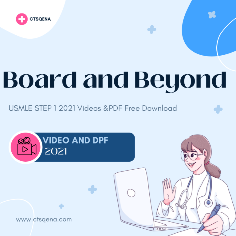 Download Board and Beyond USMLE STEP 1 2021 Videos And PDF Free CtsQena