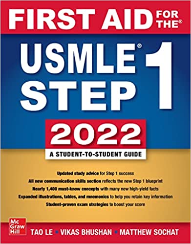 First Aid for the USMLE Step 1 2022, Thirty Second Edition 32nd Edition PDF Download