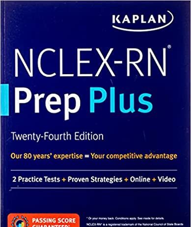 Kaplan Nclex Rn Prep Plus 24th Edition 2021 Edition NEW Kaplan Nclex Rn Prep Plus 24th Edition 2021 Edition
