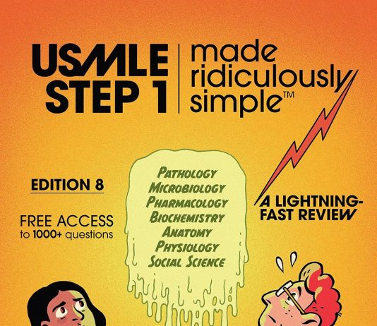 USMLE Step 1 Made Ridiculously Simple 2024, 8th Edition PDF free download